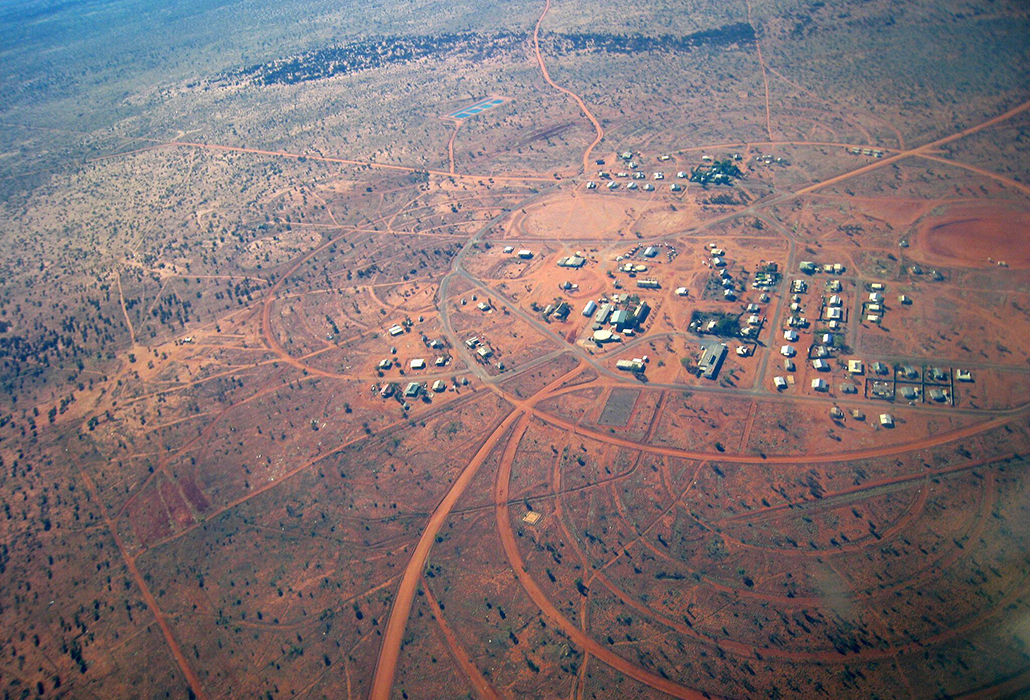 Rose Story Arial View Papunya