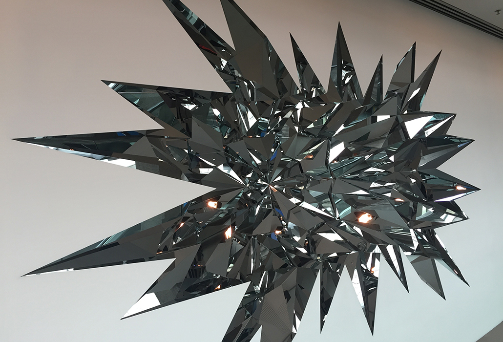 Timo Nasseri, Epistrophy, stainless steel, styrofoam, wood, Commission by National Gallery of Victoria, purchased with funds donated by Rose Downer and John Downer AM, 2017