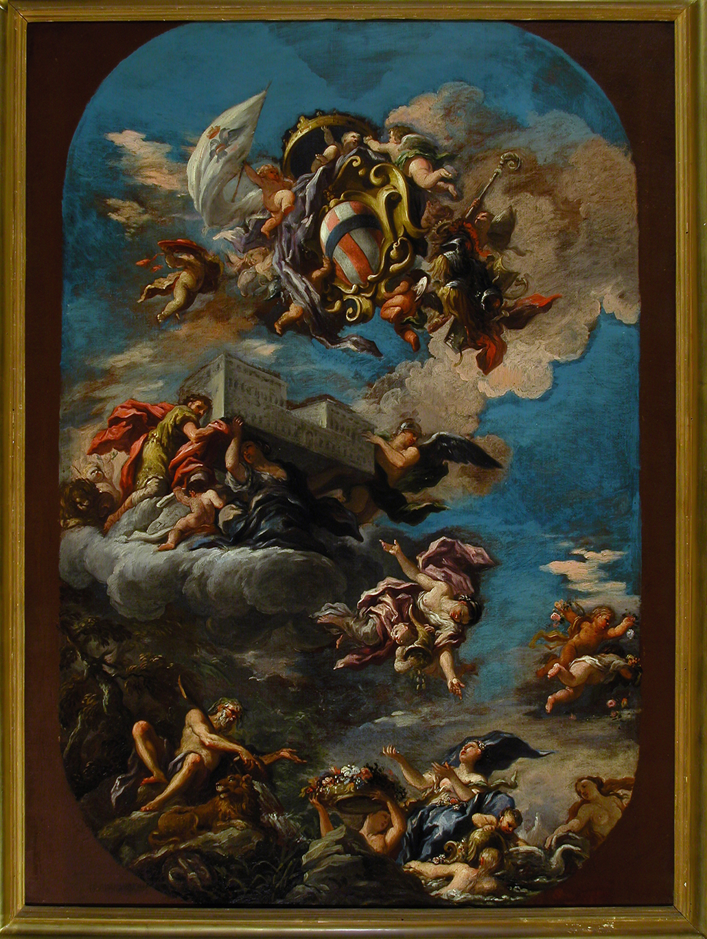 GABBIANI ANTON DOMENICO - Bozzetto per soffitto del salone del Trono