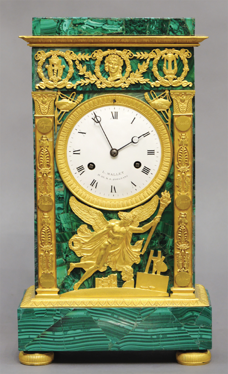 Malachite Clock