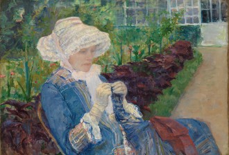 Cassatt, Lydia Crocheting-300