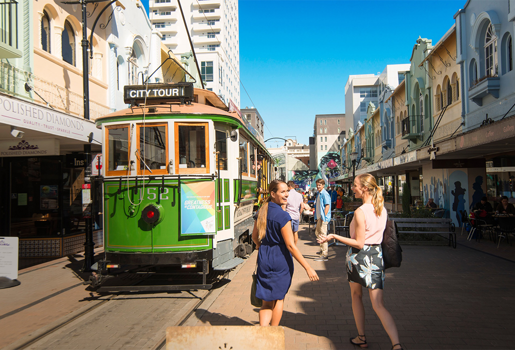 Christchurch city, photo Julian Apse, NZ Tourism