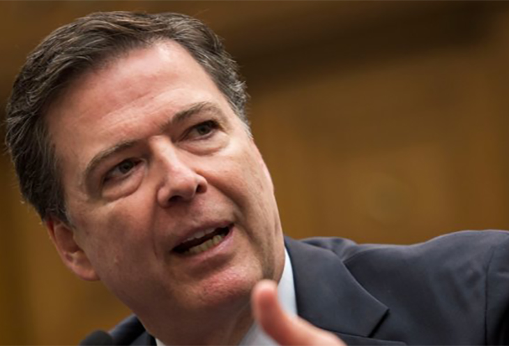 James Comey Close Up