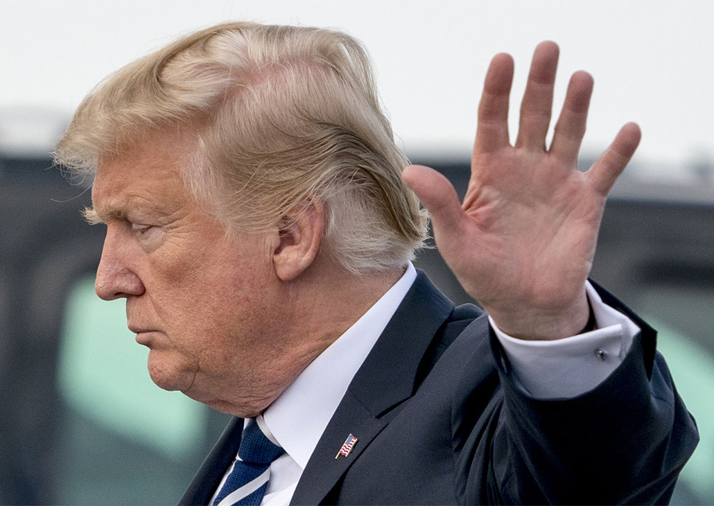 President Donald Trump, West Palm Beach, USA - photo by Andrew Harnik