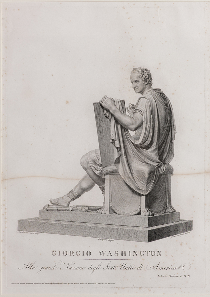 George Washington Canova Sketch 2