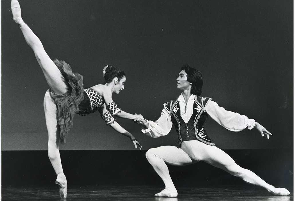Li Cunxin and Mary McKendry in Esmeralda pas de deux, Sydney Opera House 1990, Photo Branco Gaica, courtesy Australian Ballet and Li Cunxin