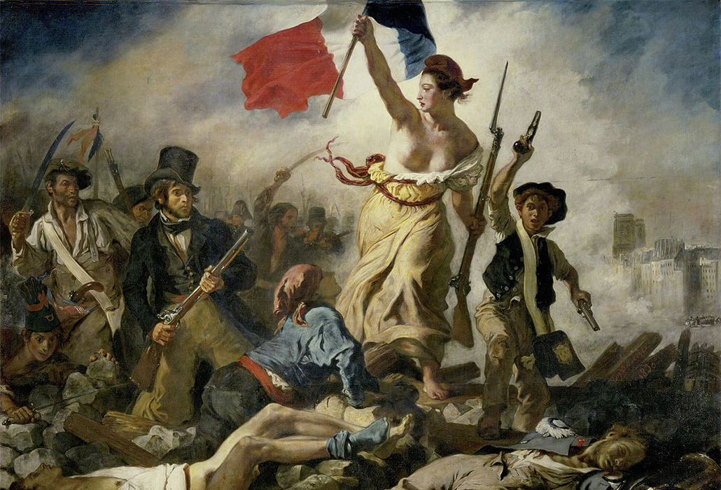 Liberty Flying Flag Delacroix