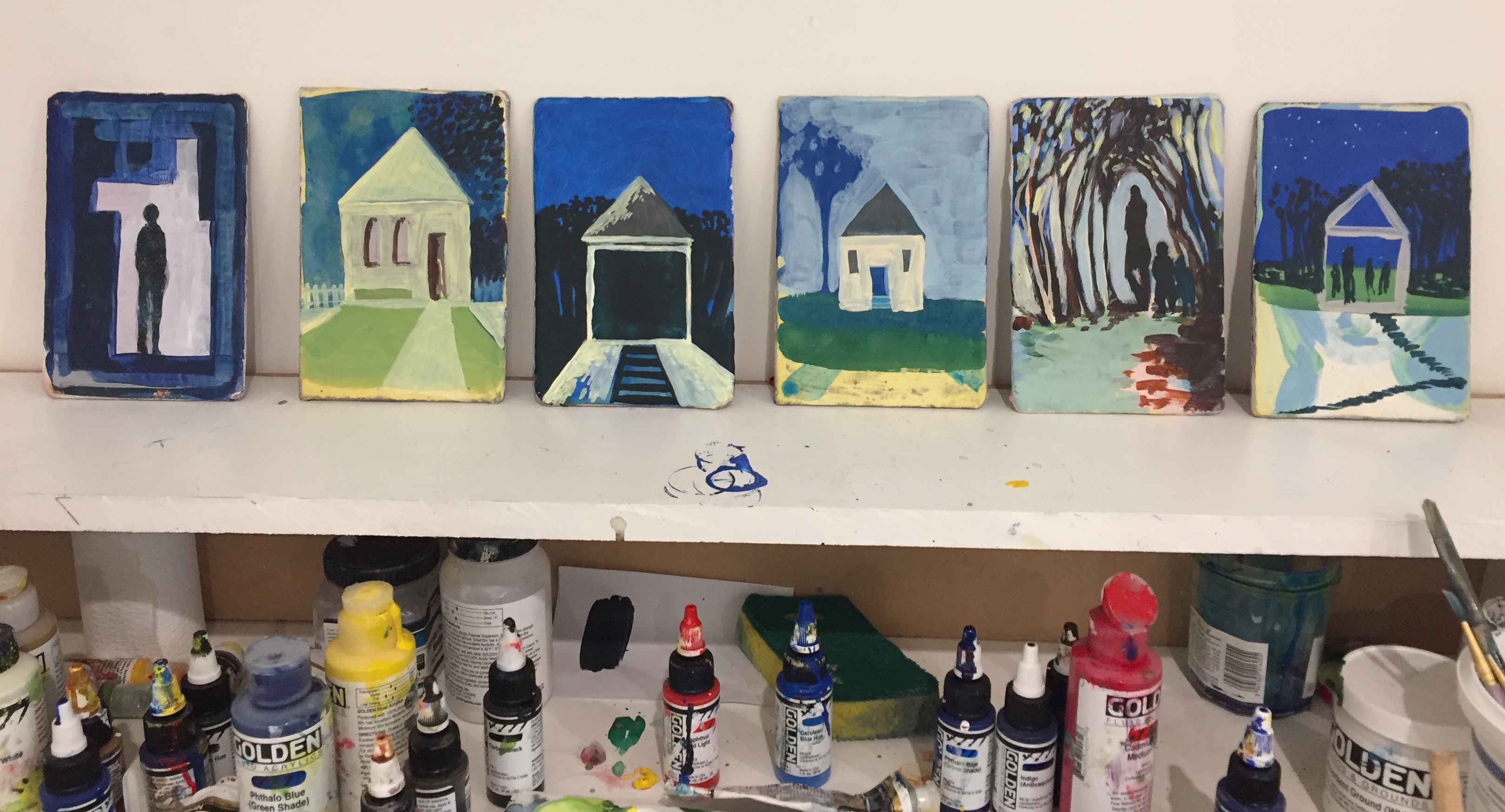 works in studio 2018
