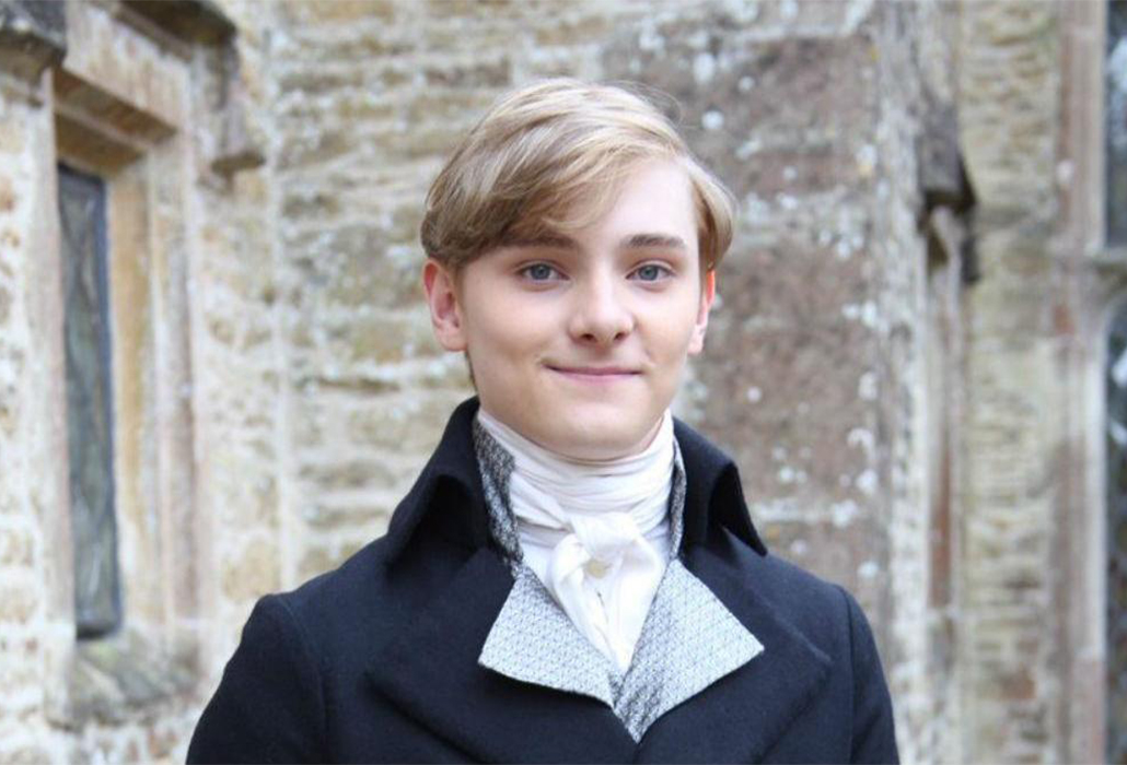Louis Davison as Geoffrey Charles in Series 4 of Poldark