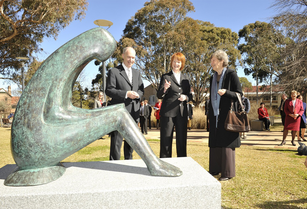 Alan Pettigrew Julia Gillard and Patricia Lawrence