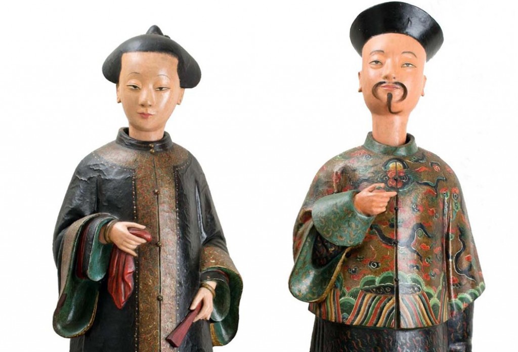 Detail Chinoiserie figures