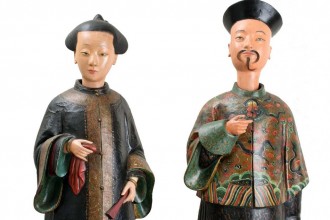 Detail Chinoiserie figures
