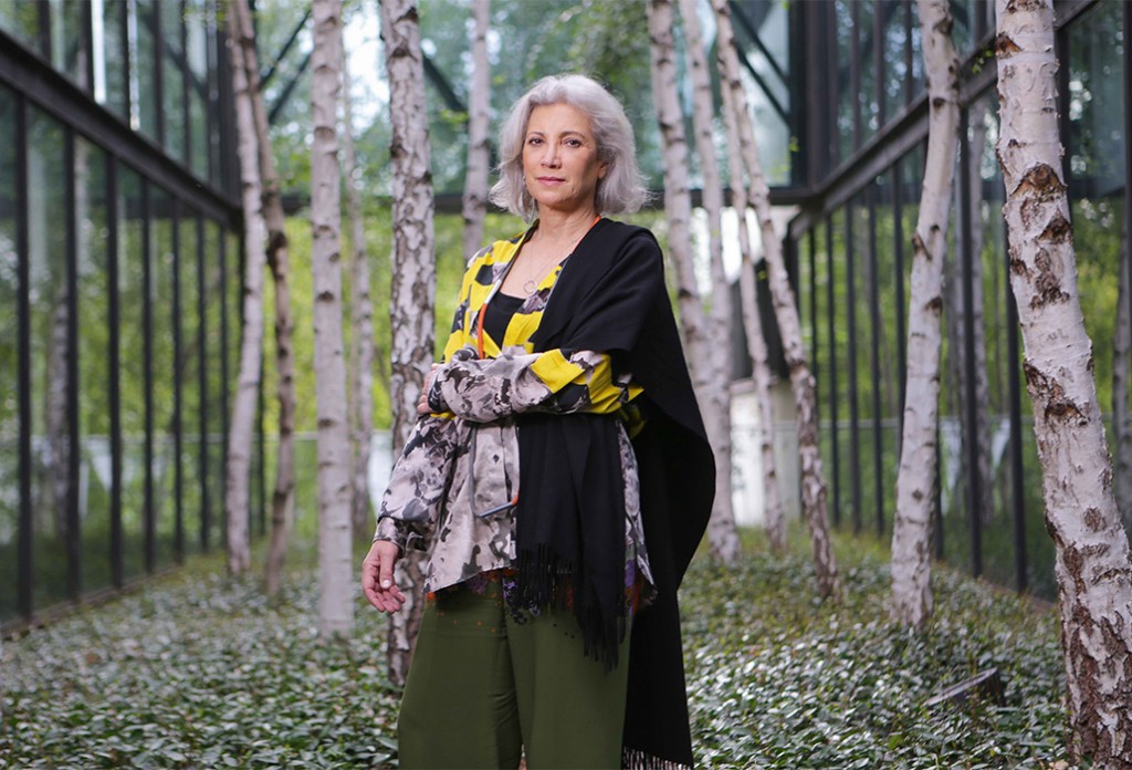Spanish architect Carme Pinos has been appointed to design the fifth of the Naomi Milgrom sponsored MPavilion temporary structures in Melbourne. Picture by Wayne Taylor 9th February 2018