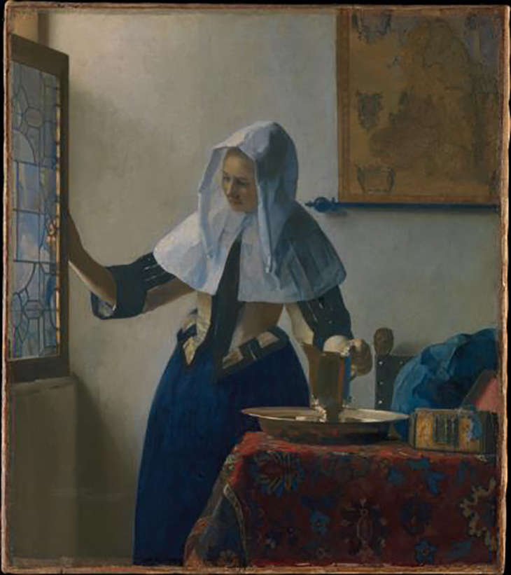 Young Woman with Water Pitcher Vermeer