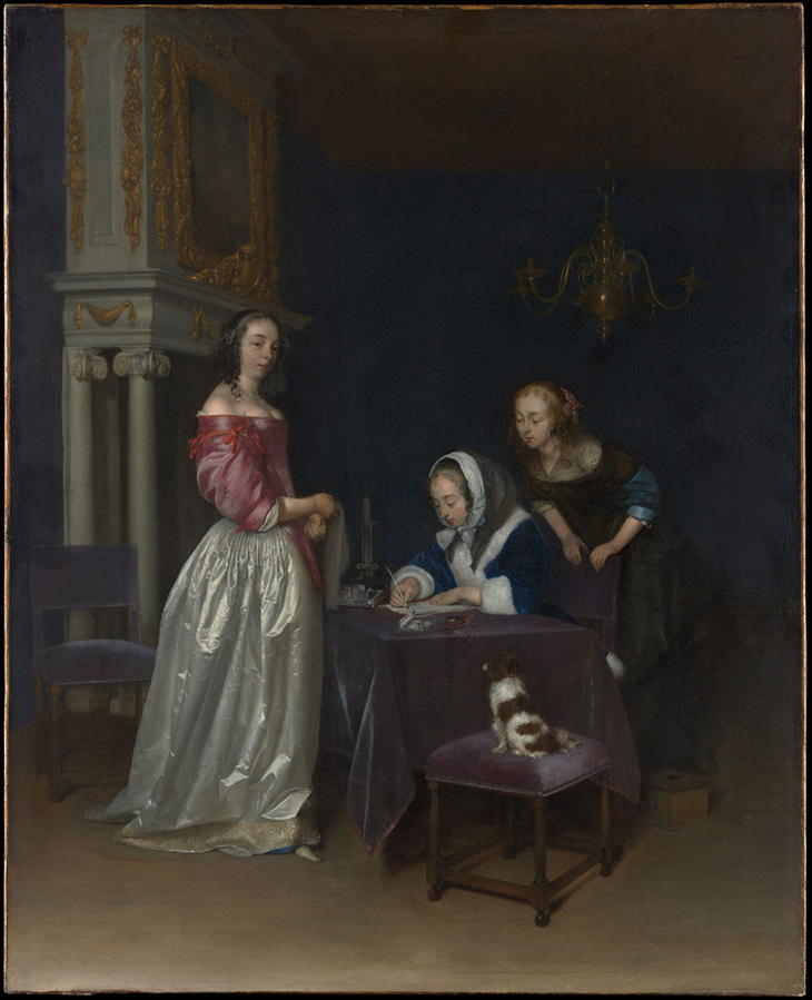 Gerard ter Borch the Younger (Dutch, Zwolle 1617–1681 Deventer), ca. 1660–62, Oil on canvas, 30 x 24 1/2 in, The Jules Bache Collection 1949, courtesy The Metropolitan Museum of Art, New York