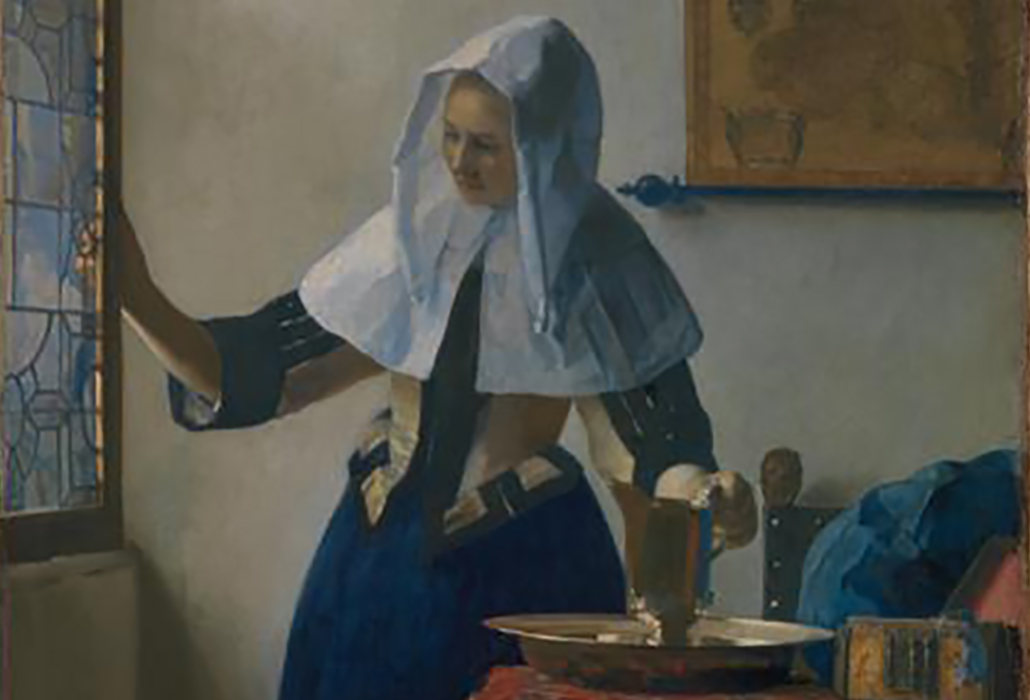 Vermeer Detail Water pitcher