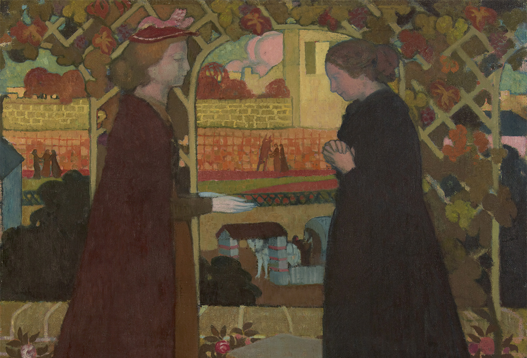 Maurice Denis, 'The visitation' 1894, oil on canvas, 103 x 93 cm The State Hermitage Museum, St Petersburg, Photo: © The State Hermitage Museum 2018, Vladimir Terebenin, Leonard Kheifets and Yuri Mololkovets