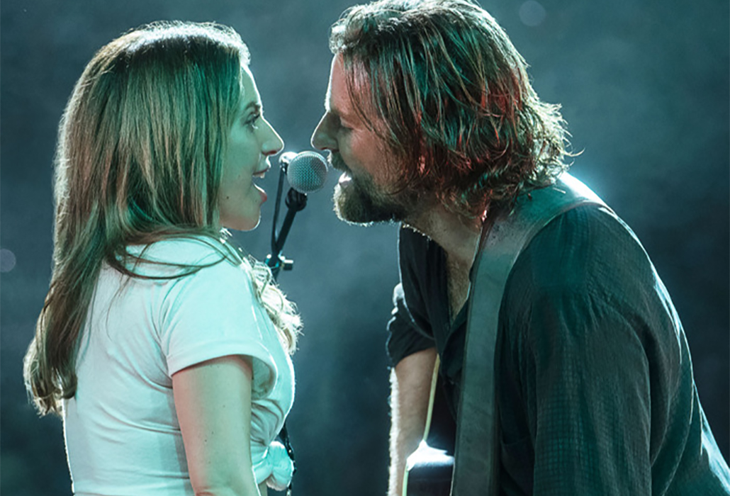 Singing Together Gaga and Cooper