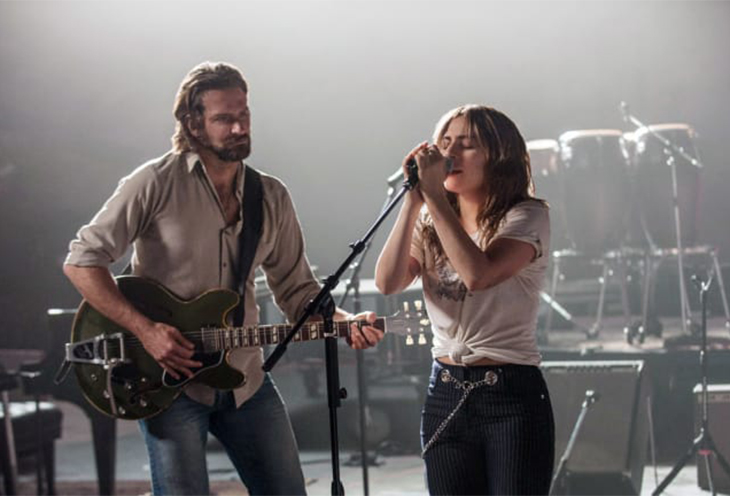 On Stage Gaga and Cooper