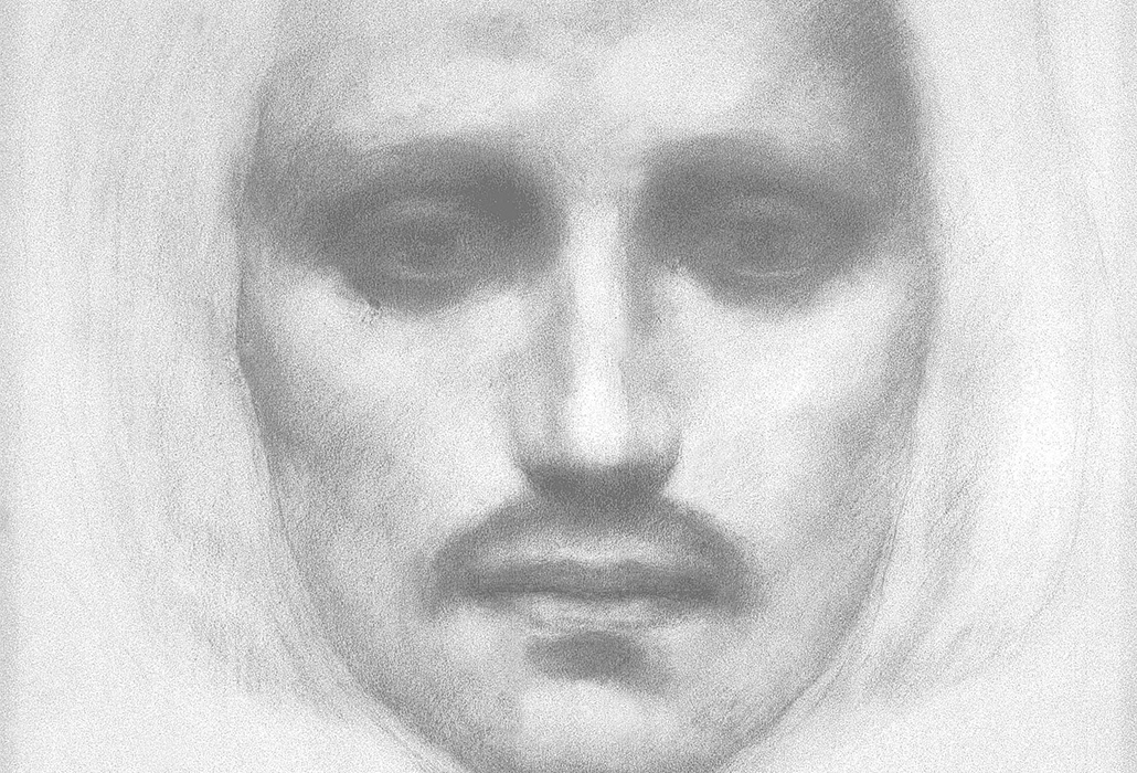 Detail: The Face of Almustafa, The Prophet, courtesy Gibran Museum