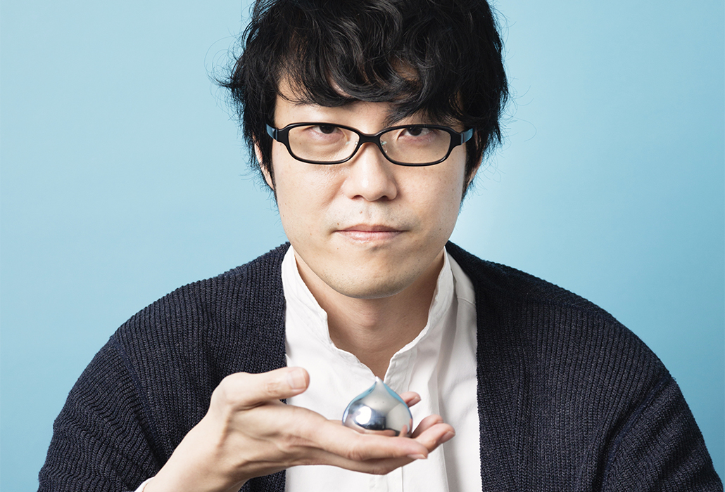 Oki Sato of Nendo pose for photograph at his design studio in Tokyo . (Photo / Ko Sasaki )