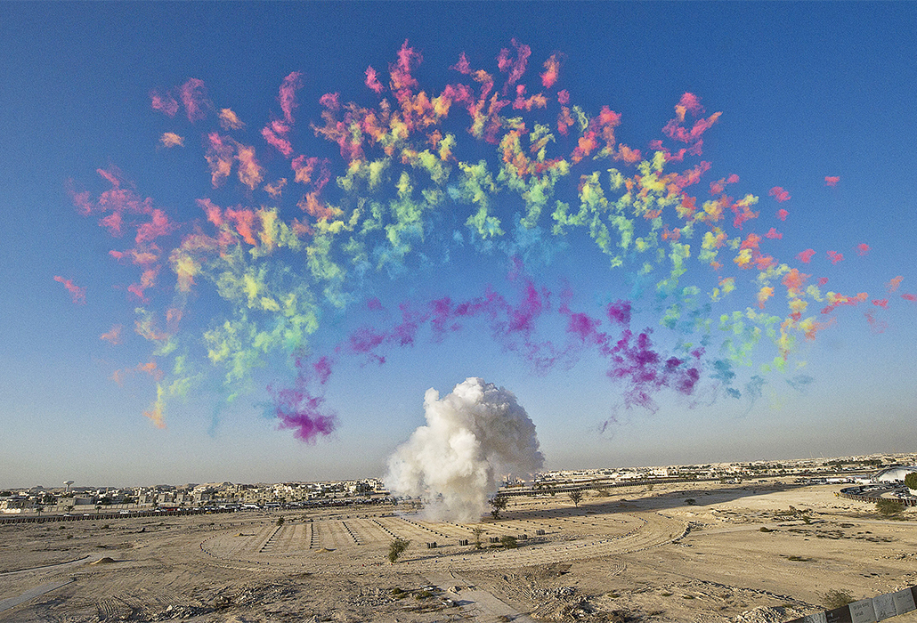 Cai Guo-Qiang: Black Ceremony 2011, Photo by Hiro Ihara, courtesy Cai Studio © Cai Guo-Qiang