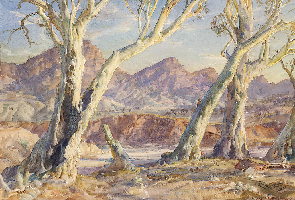 Eucalypts 2 Hans Heysen
