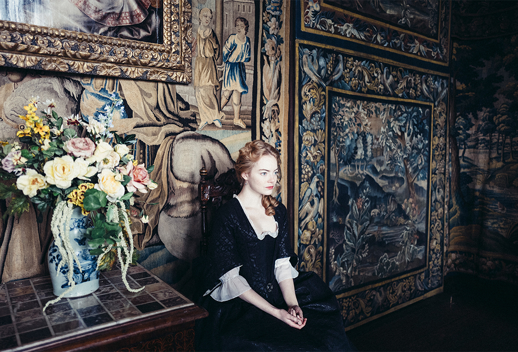 Emma Stone in The Favourite, Photo by Yorgos Lanthimos. © 2018 Twentieth Century Fox Film Corporation All Rights Reserved