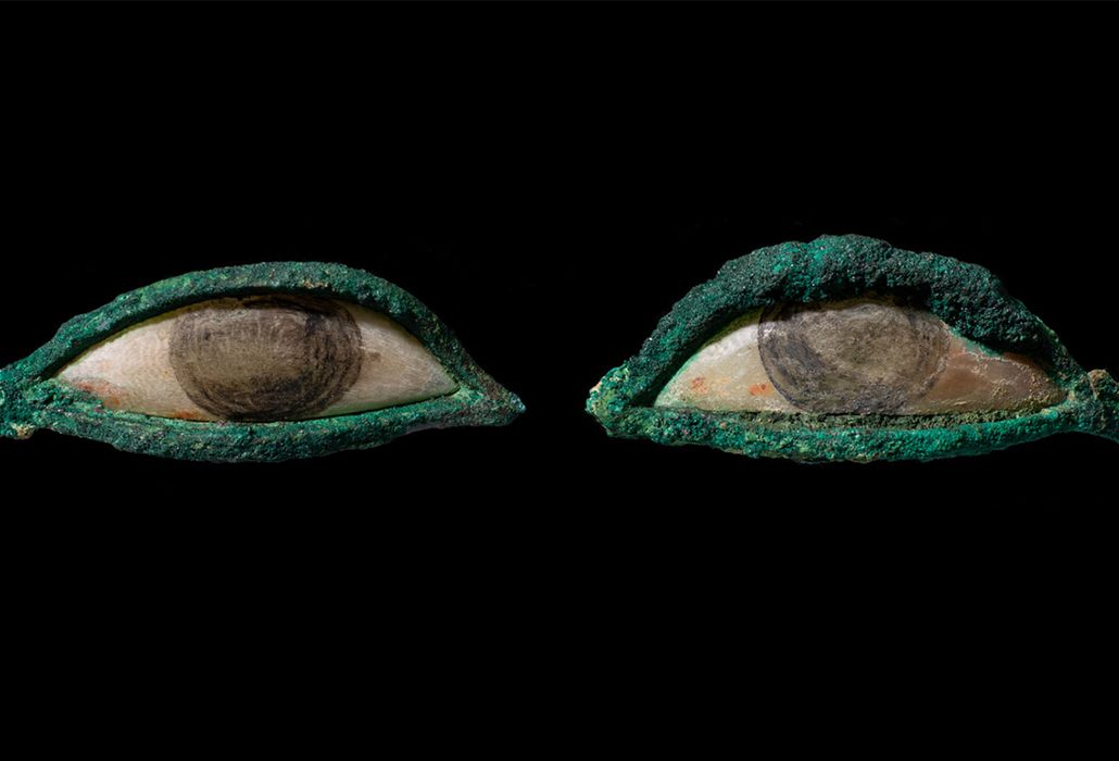 Eye inlays, Egyptian, 664 - 332 BCE, Charles Ede, London