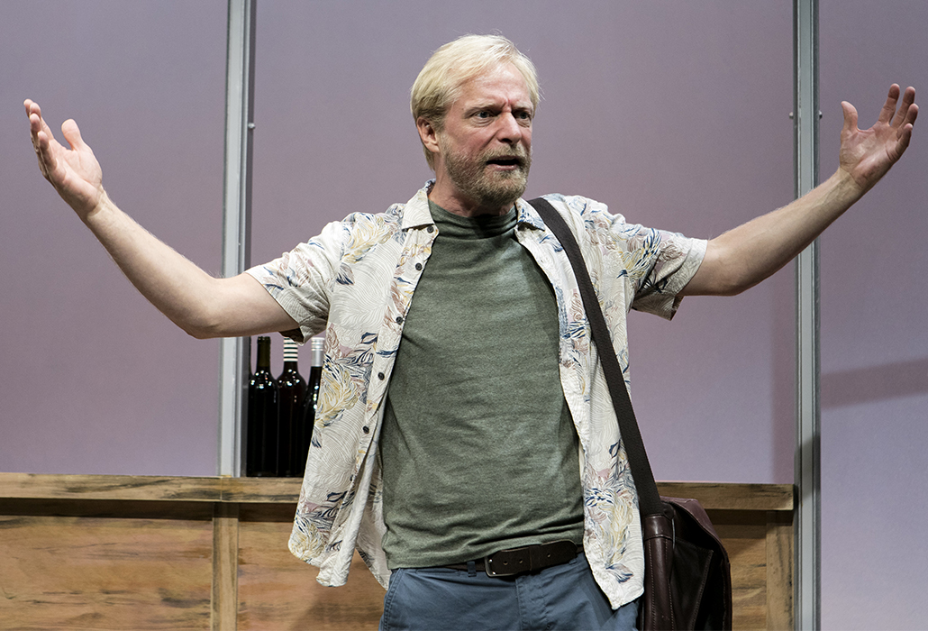 Jeremy Waters in The Big Time by David Williamson, photo Brett Boardman