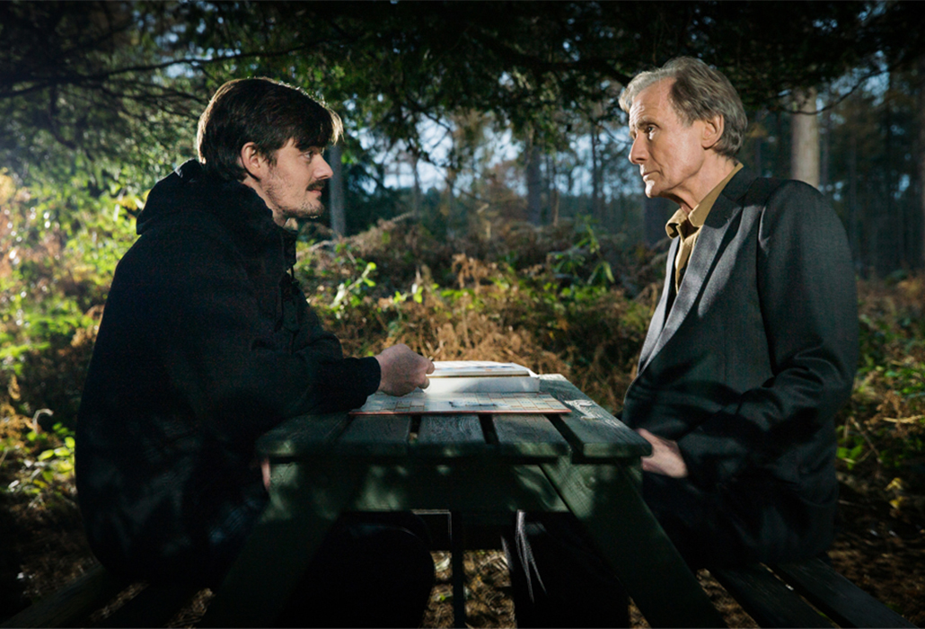 British actors Bill Nighy and Sam Reilly in Sometimes Always Never, courtesy Transmission Films