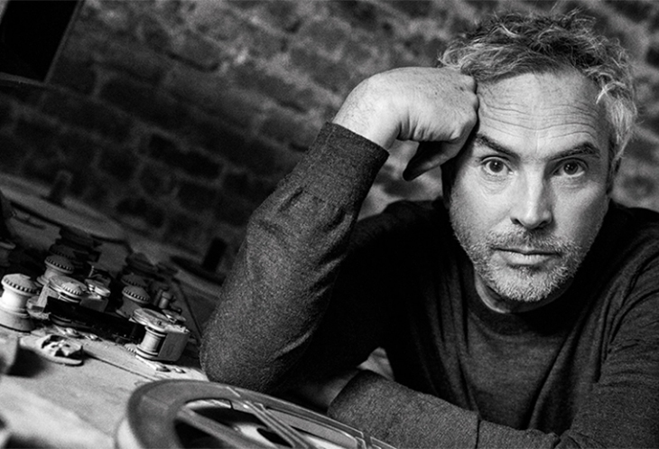 Roma, Alfonso Cuarón, detail of photo by Benedict Evans, courtesy Variety