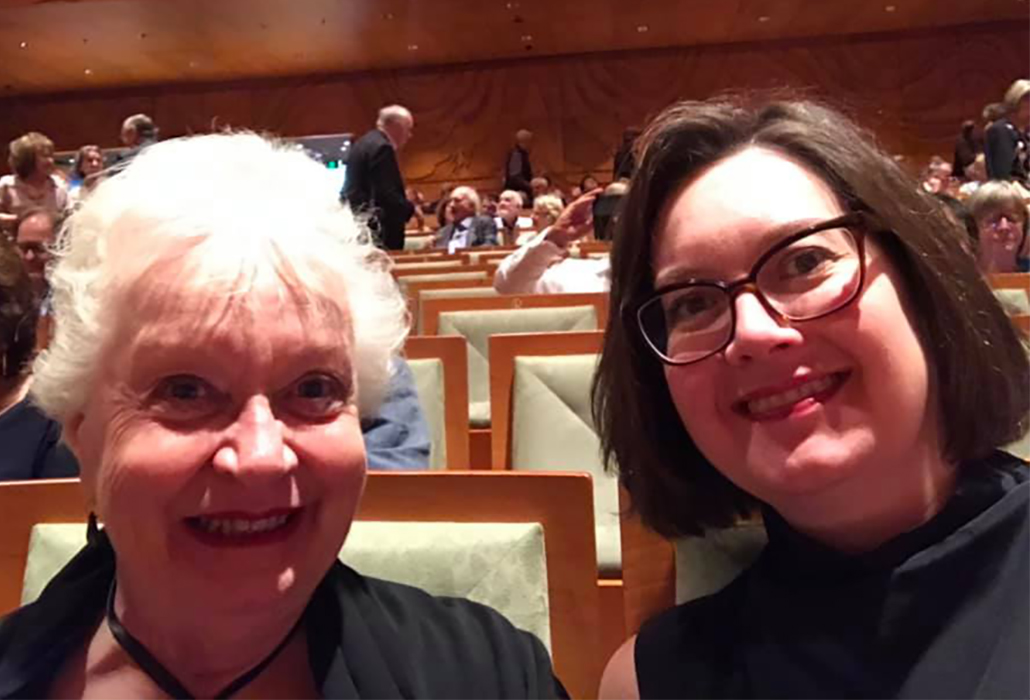 Carolyn McDowall and Belinda McDowall at the 30th Celebration for the Australian Brandenburg Orchestra March 9, 2019 photo Belinda McDowall