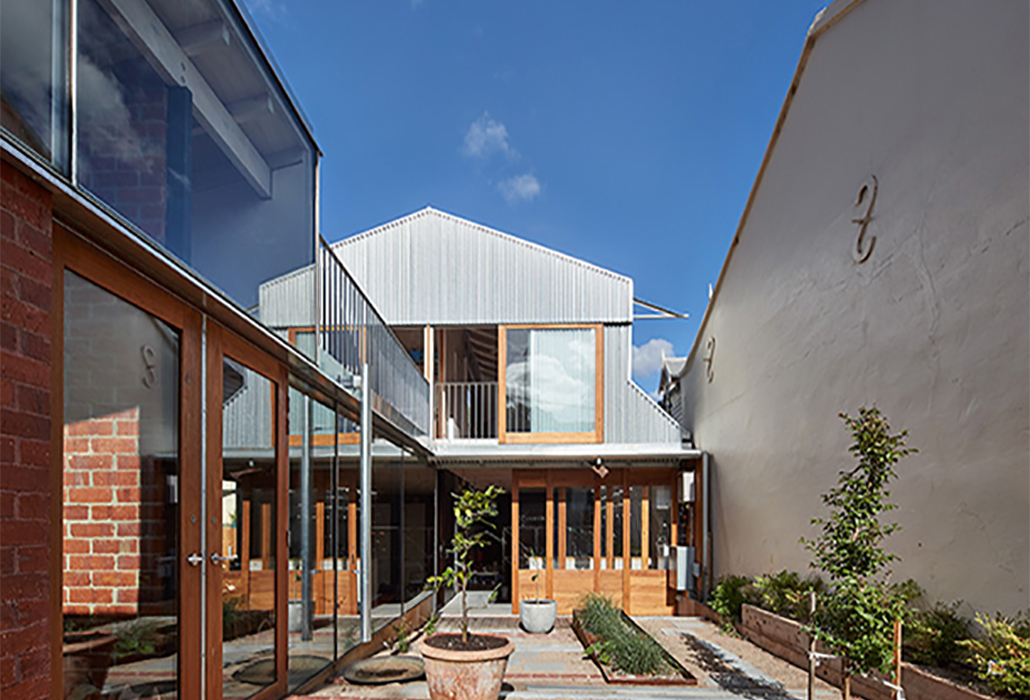 Detail: North Melbourne House. Photo: Peter Bennetts