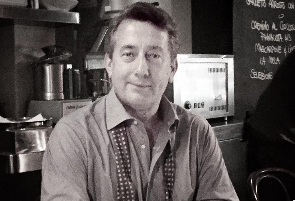 Martyn Cook, photographed in a favourite cafe in Redfern