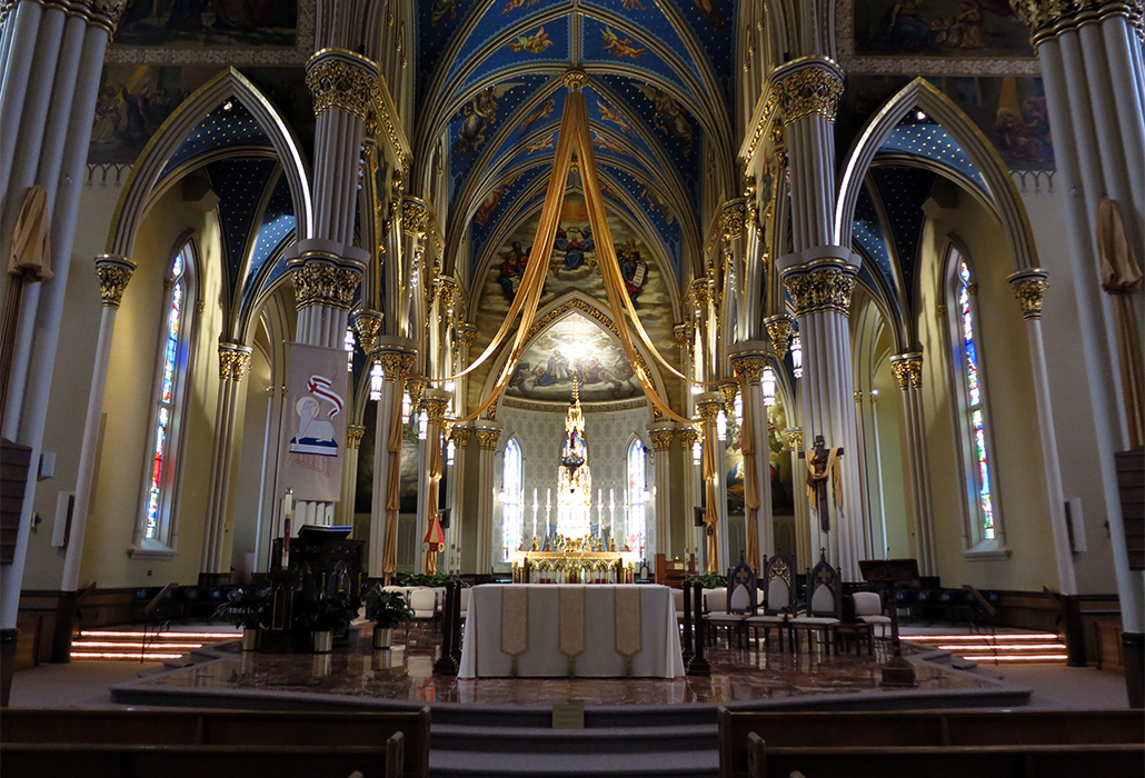 Basilica of the Sacred Heart (Notre Dame, Indiana) - interior, chancel
