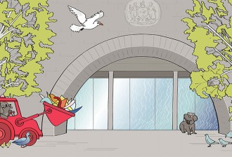Illustrations for Creation Zone multimedia interactive as part of Alexander Calder: Workshop for Kids, National Gallery Victoria 2019