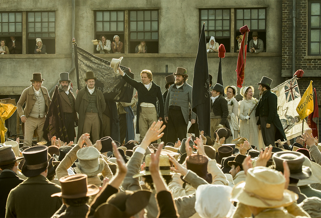 PETERLOO featuring Rory Kinnear as Henry Hunt in courtesy of Amazon Studios.