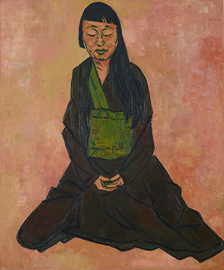 019 Archibald Prize winner Tony Costa's Lindy Lee oil on canvas, 182.5 x 152 cm © the artist Photo: AGNSW, Felicity Jenkins