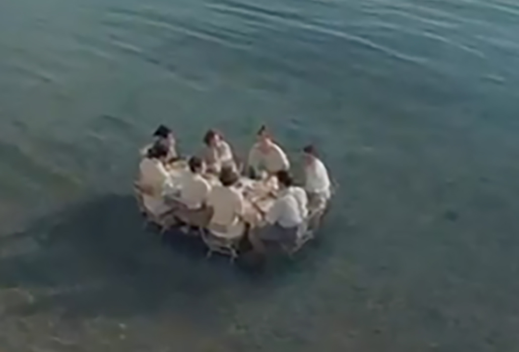 Dining in the sea one last time, The Durrells in Corfu