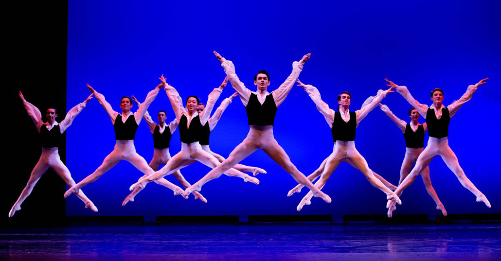 Dancers from the Australian Ballet School in 'Valetta'. Photo: Sergey Konstantinov