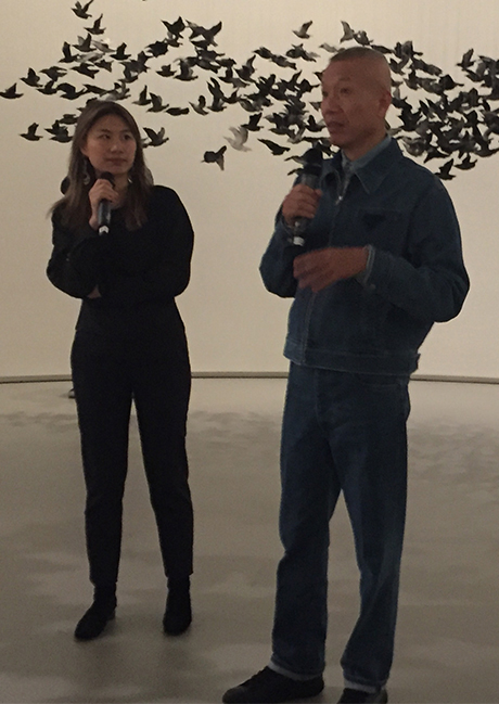 Cai Guo-Qiang and Interpreter