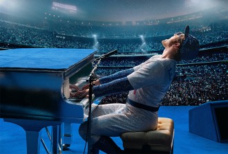 Taron Egerton as Elton John in Rocketman from Paramount Pictures