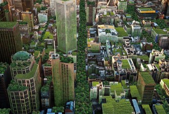 Imagining Melbourne city as green x