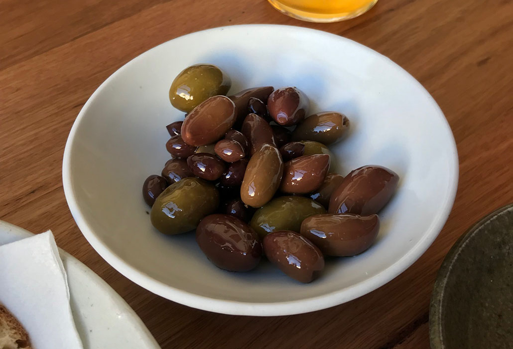 Warm Olives, superb at Omnia, South Yarra