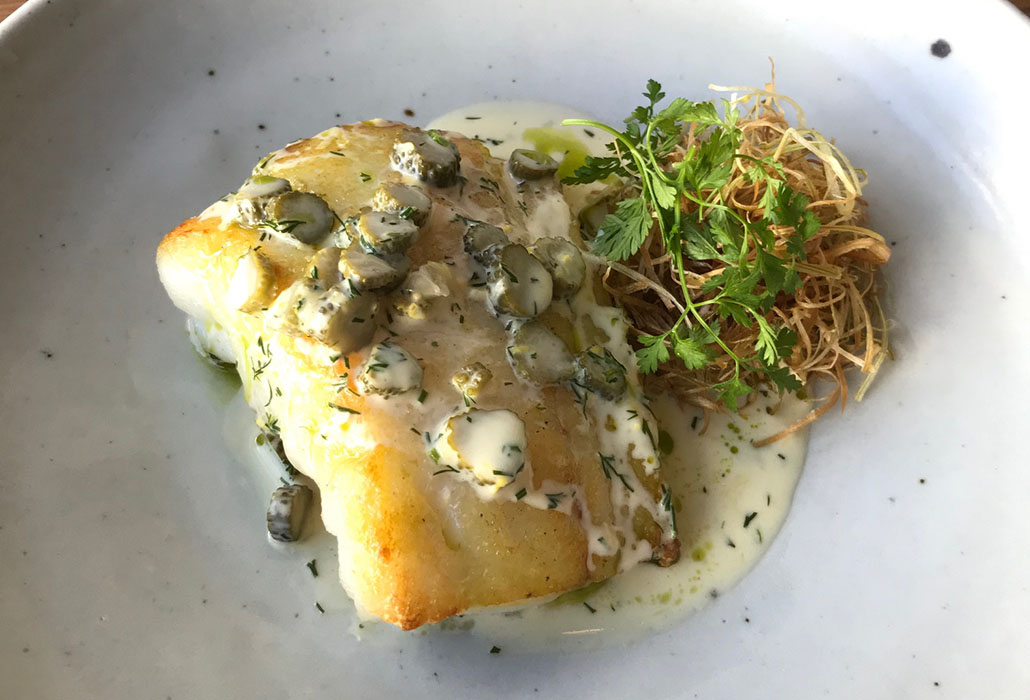Delicious Rockling at Omnia, South Yarra Photo by Belinda McDowall