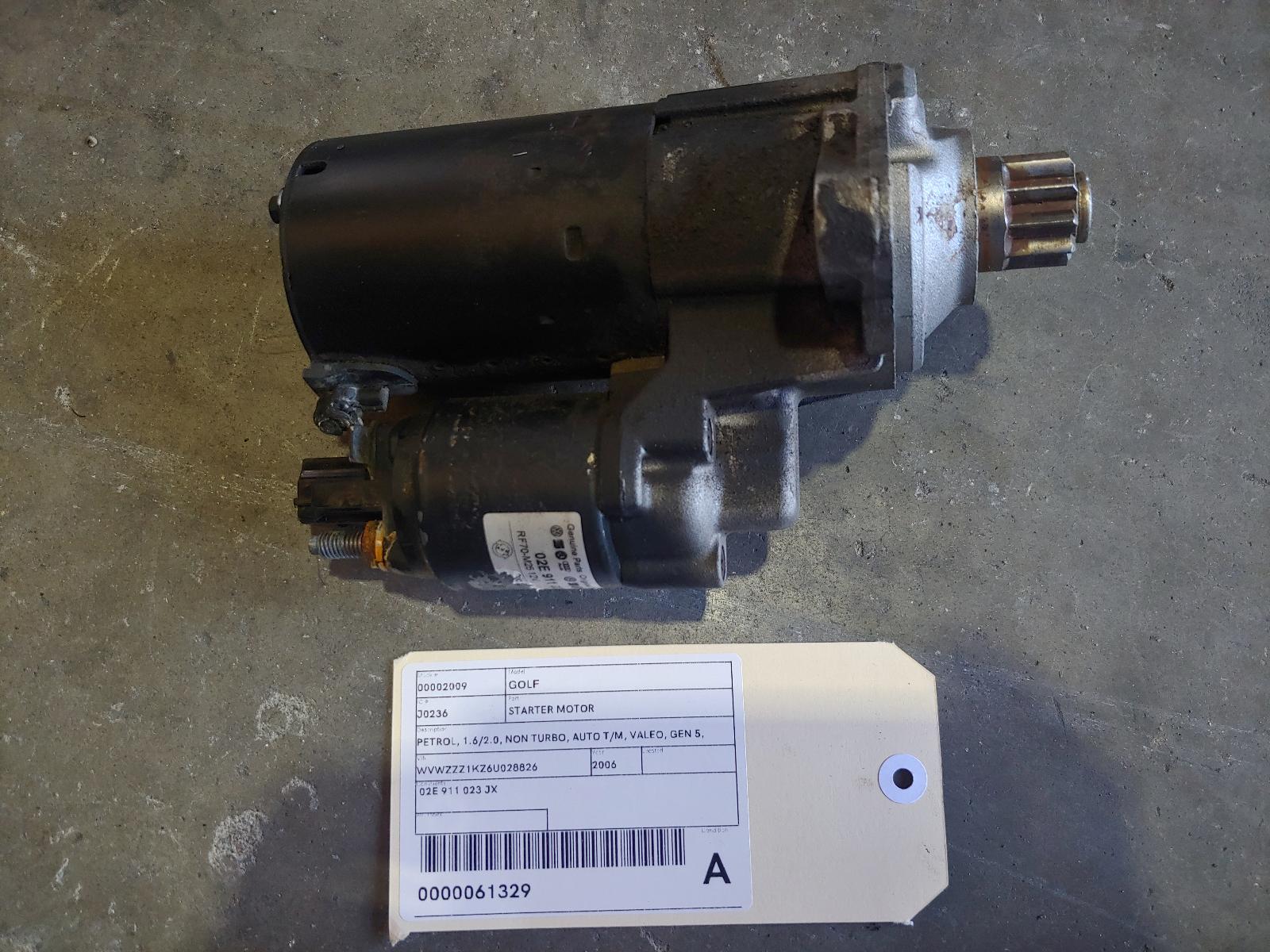 View Auto part Starter Volkswagen Golf 2006