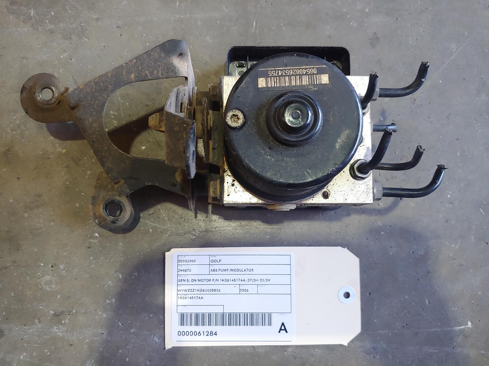View Auto part Abs Pump/Modulator Volkswagen Golf 2006