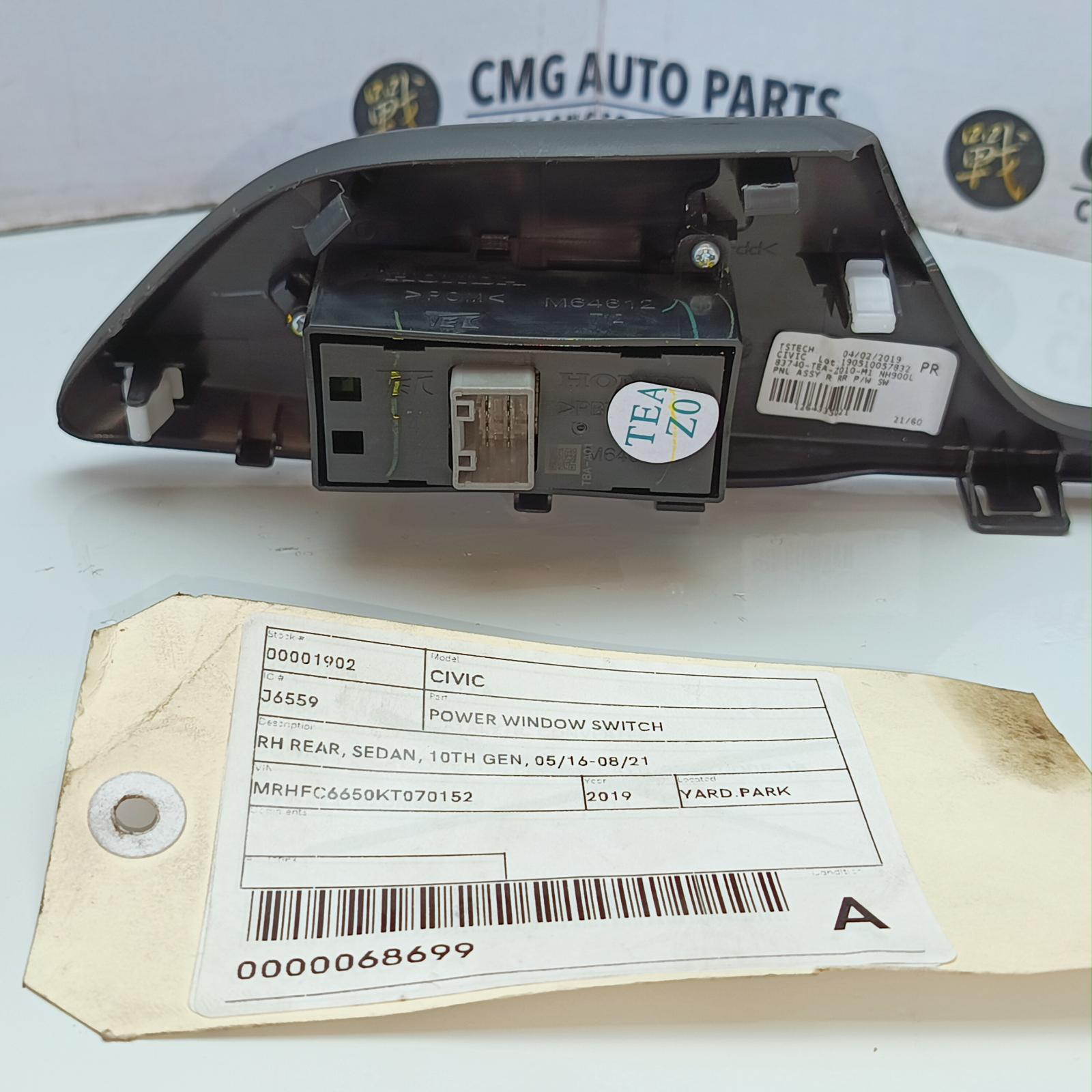 2019 Honda Civic Pwr Dr Wind Switch View Auto part Pwr Dr Wind Switch Honda Civic 2019
