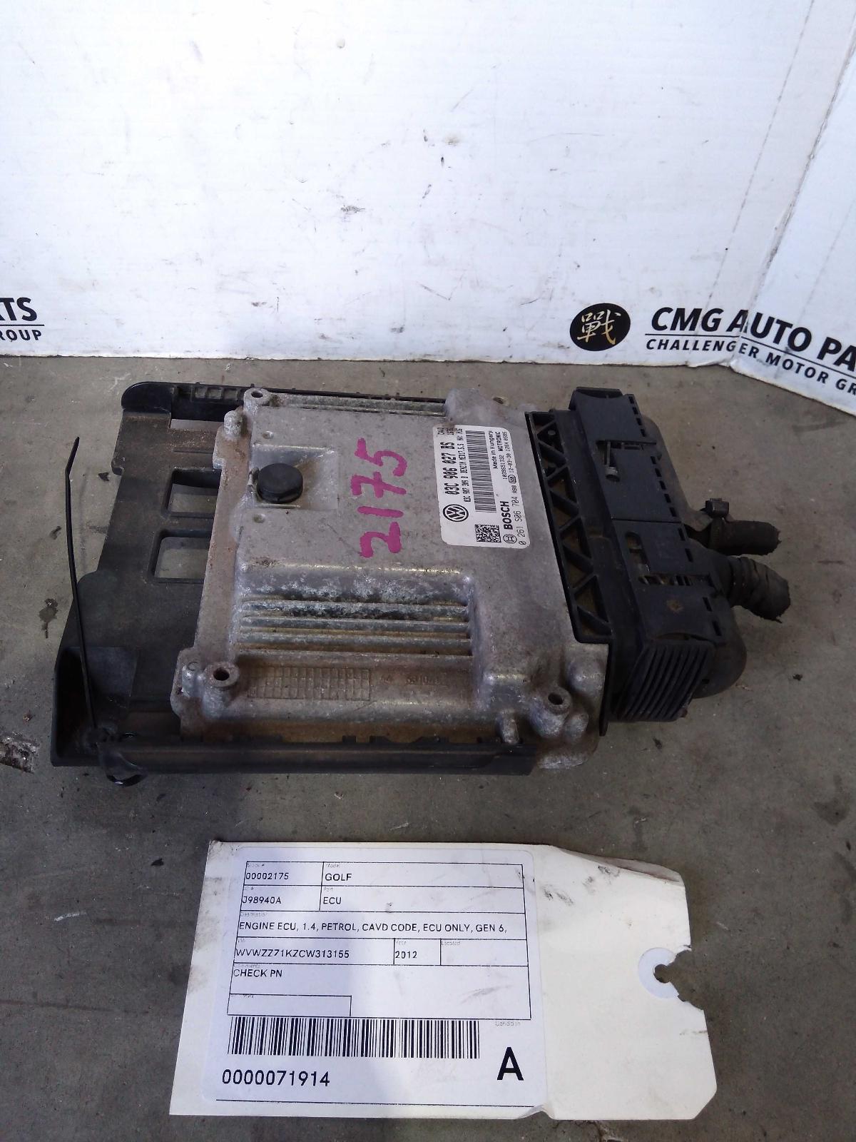 View Auto part Ecu Volkswagen Golf 2012